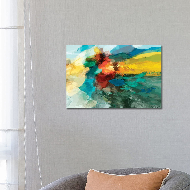 Shapes I 1 Piece Wrapped Canvas Painting, 66.04 cm H x 45.72 cm W x 3.175 cm D