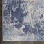 Tapis bleu / crème à motif abstrait Corpuz-1918977302