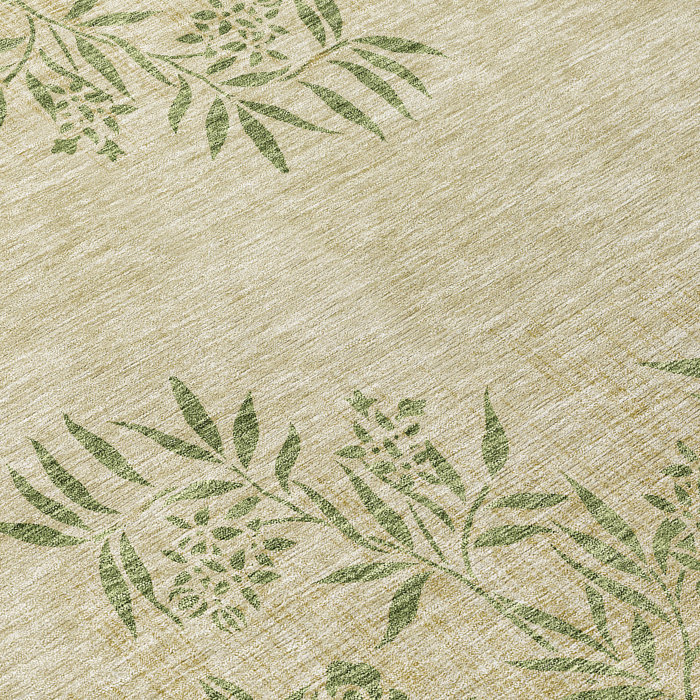 Red Barrel Studio® Lac Machine Woven Khaki Indoor/Outdoor Rug | Wayfair