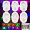 Rechargeable RGB Puck Lights With Remote Control,  Portable Motion Sensor Closet Lights, Dimmable Under Cabinet Lighting(6 set)