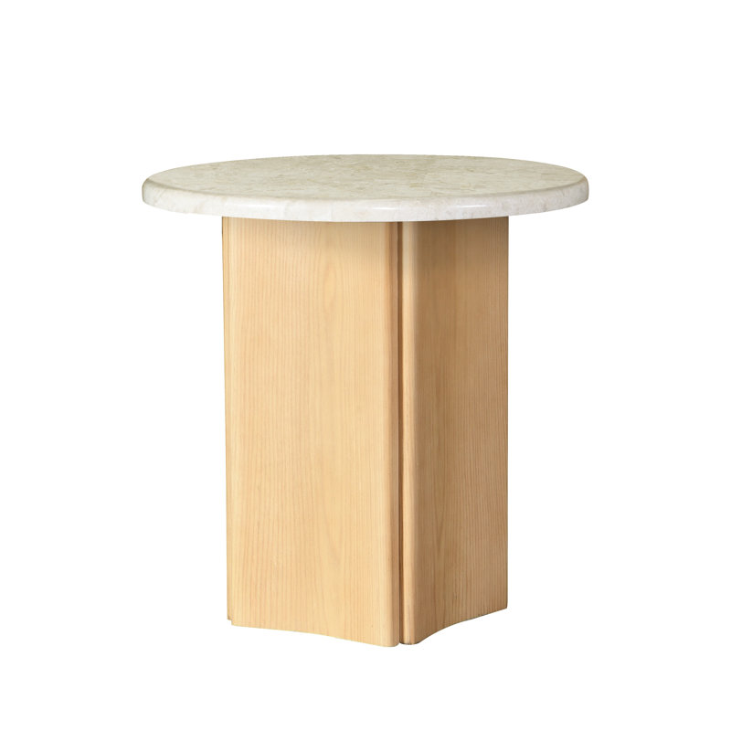 Marble Top End Table With Marble Top