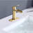 Waterfall Single Handle Bathroom Sink Faucets With Pop Up Drain-102462358