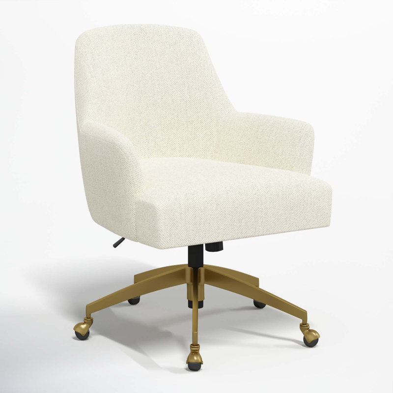 Chaise de travail Ambau, Milsap en toile tweed Sustain