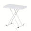Table pliante réglable – Bureau personnel portable en plastique pour le bureau ou la maison – Table rectangulaire pour les repas et le chevet – Idéale pour les fêtes, les événements et le camping – Plateau télé compact