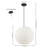 Anthoy 1 - Light White/Black Pendant-168105036