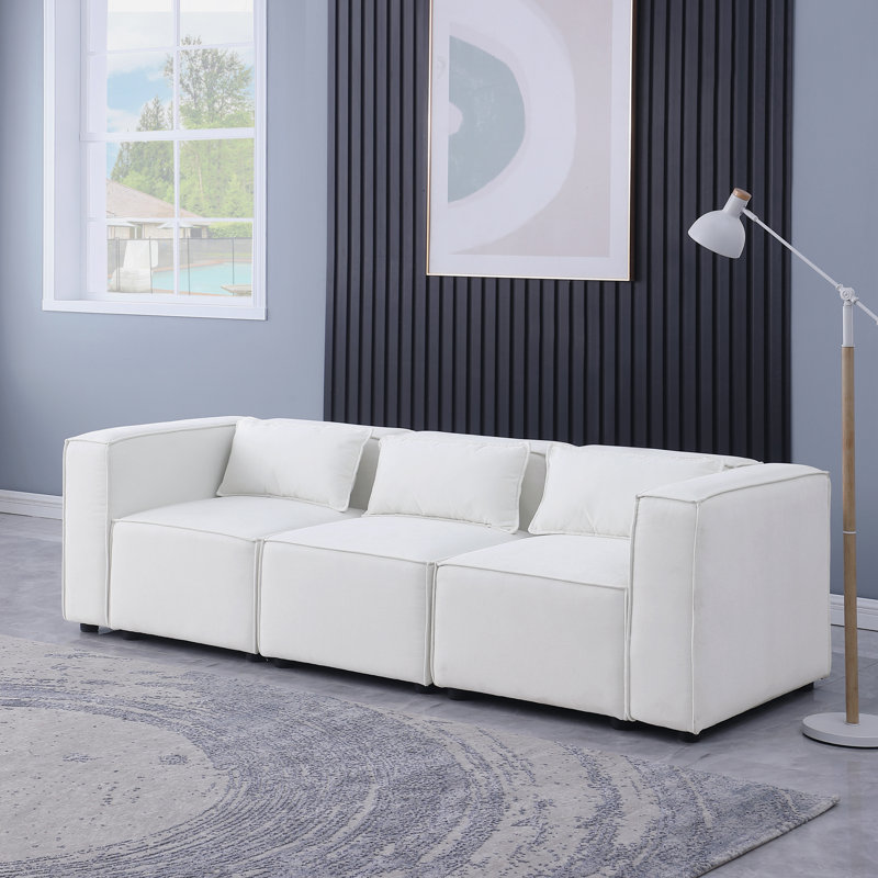 Modular Sofa  Chenille Fabric, Simple And Grand, The Seat And Back Is Very Soft. This Is Also A KNOCK DOWN Sofa