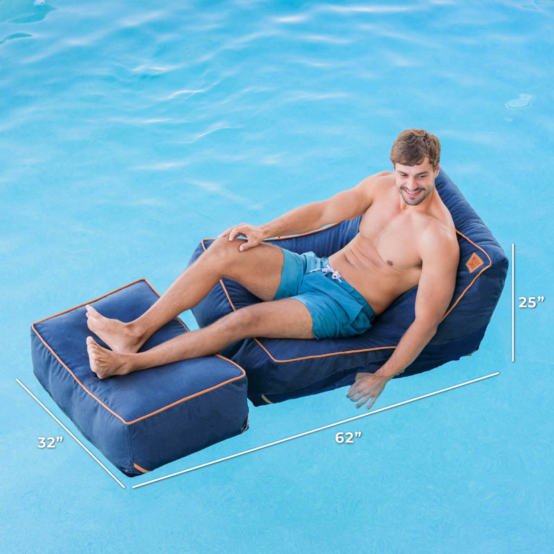 Fauteuil de piscine Big Joe Lux Sealander, Bleu port