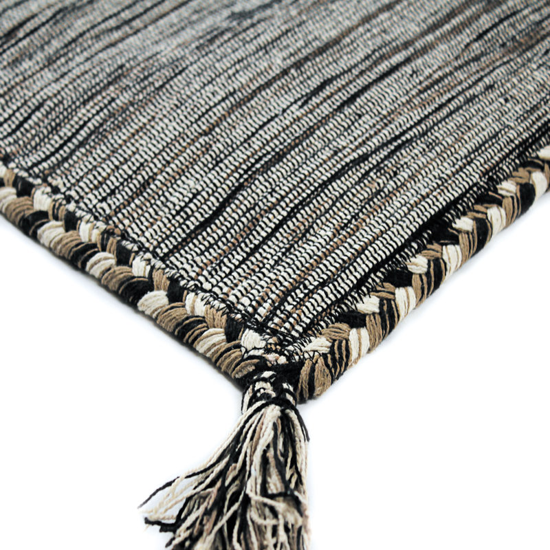 Piero Solid Colour Hand Woven Area Rug, Rectangle 160 x 230cm