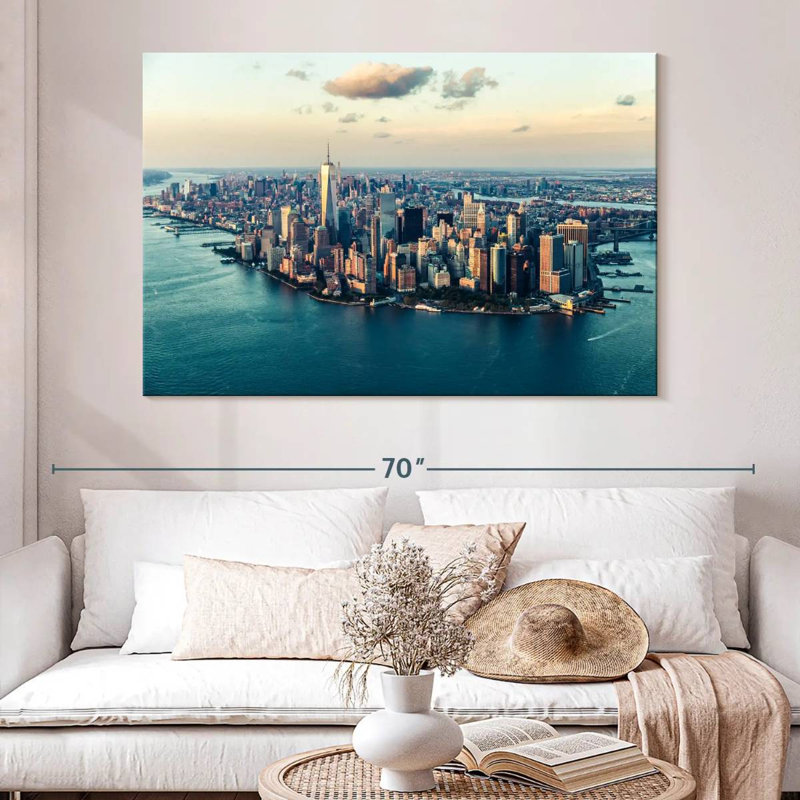 NY City of Dreams, H 34 po x l 51 po