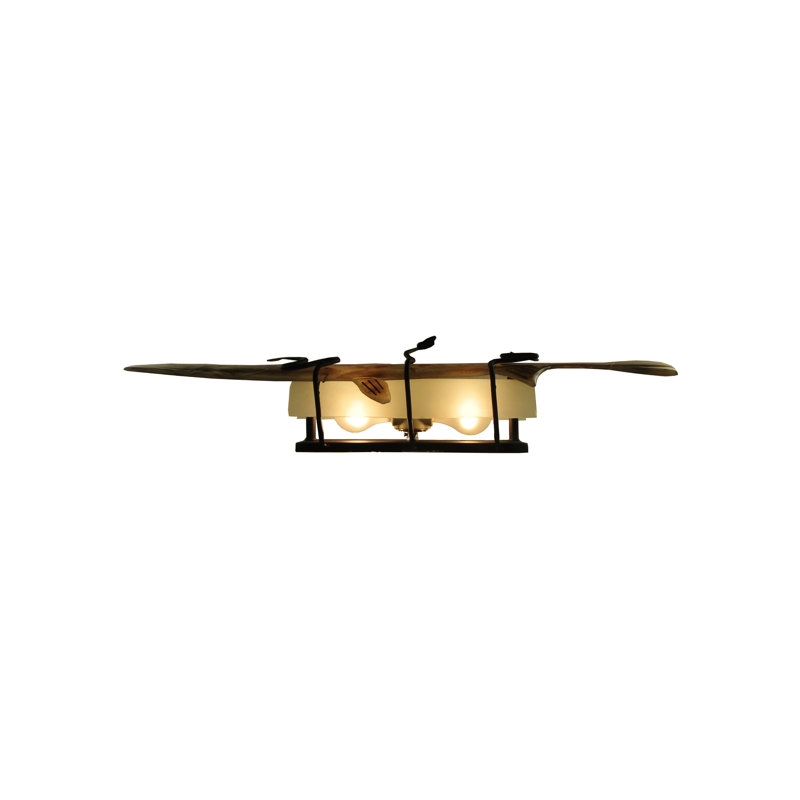 Rustic Lodge 2 - Light Flush Mounted Sconce