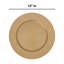 Plat de service en plastique 13 po-argent-245107561
