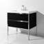 Ensemble de meuble-lavabo simple 24 po avec comptoir Surface noire Element-1311278794