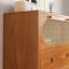 Élégante armoire de rangement en rotin
