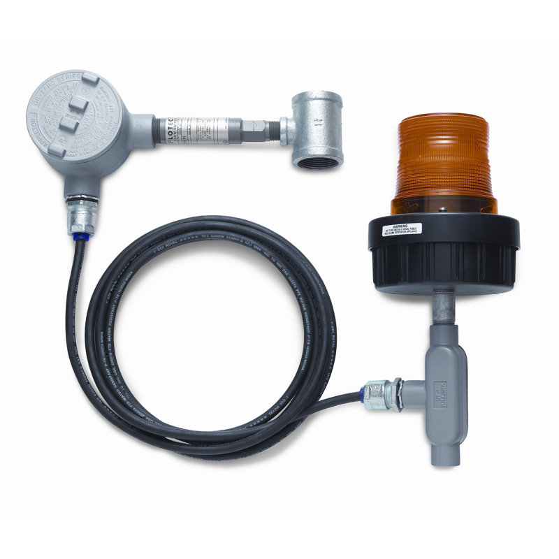 Alarm System with Flow Switch and Light
