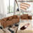 87" Upholstered Sherpa Boucle Sofa with Solid Wood Legs-1656427885