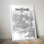 « phoenix city map », reproduction d’impression sur affiche en tons-31735021
