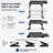 WorkEZ Adjustable Keyboard Stand - On-Desk Keyboard and Mouse Riser for Standing Work -22946472