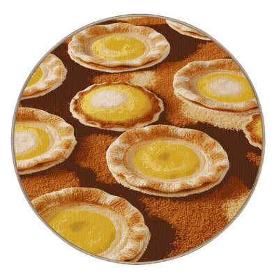  Tapis lavable et pastel de nata