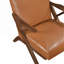 Chaise d'appoint 1 pièce avec cadre en bois d'hévéa brun et revêtement en similicuir brun-1137273850-1137273851