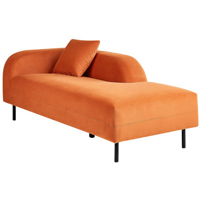 Masuda Velvet Chaise Lounge