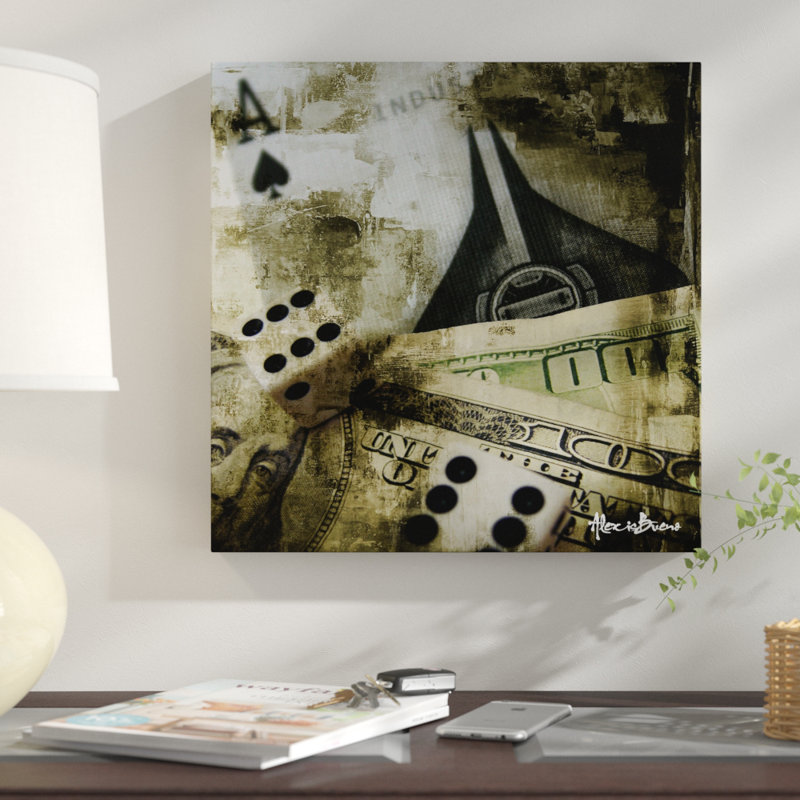 « poker iii », impression sur toile