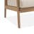 Ornella Solid Wood Patio Loveseat With Cushions