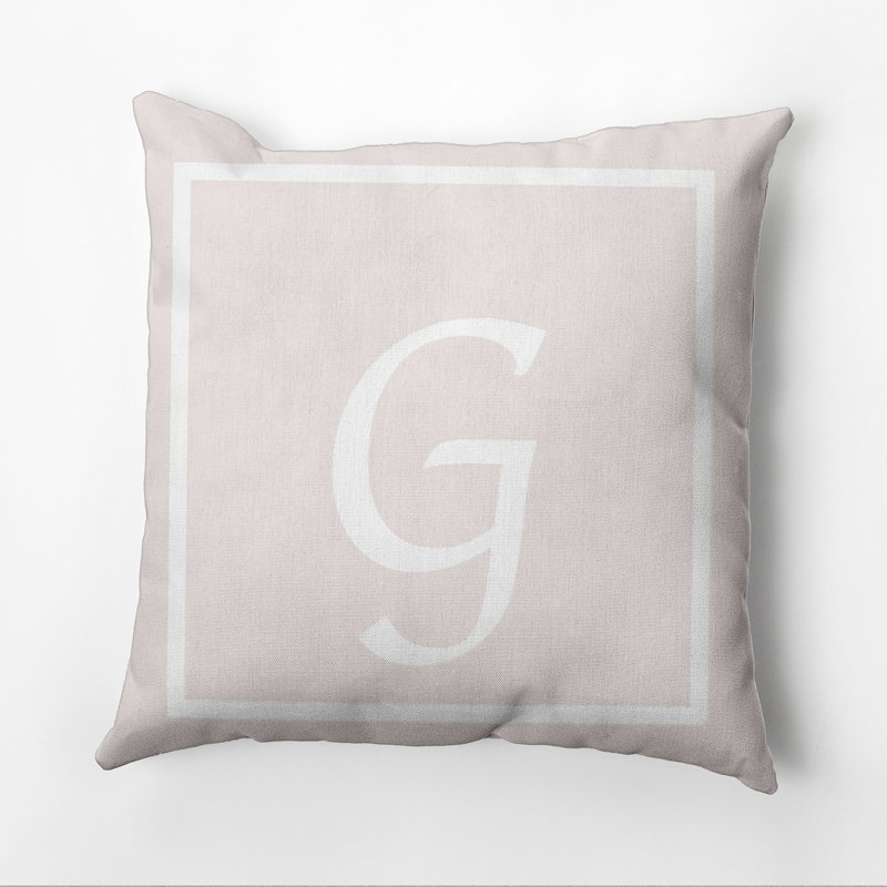Reversible Throw Pillow, Ivory/White, 20"x20", G