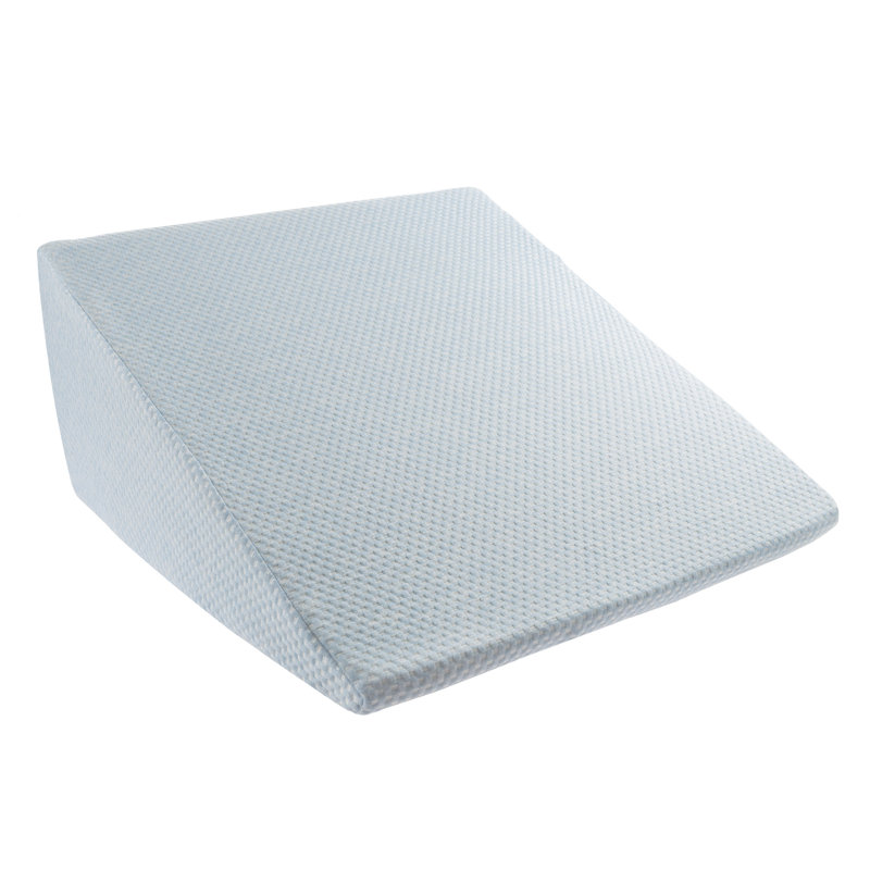 Lavish Home Extra-High Bed Wedge Pillow - For Sleeping with Snoring, Back Pain, and Acid Reflux - Memory Foam with Soft Bamboo Fiber Cover
