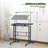 Mobile Computer Desk With Tilting Table, Adjustable Small Standing Desk W/ Monitor Shelf For Office-1003639534