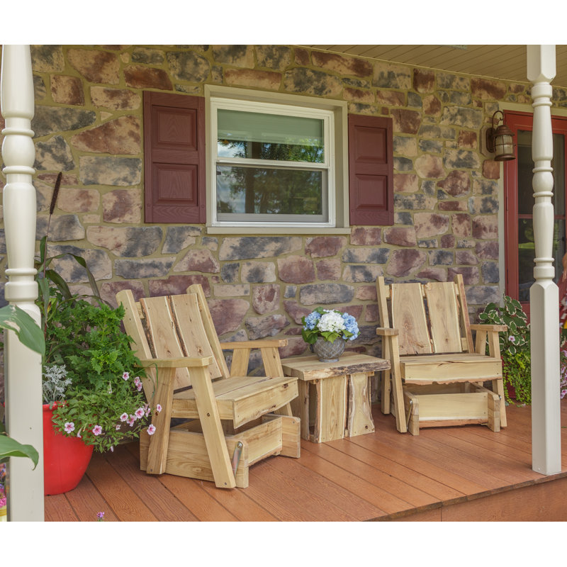 Shifflett 2 - Person Patio Conversation Set, Unfinished