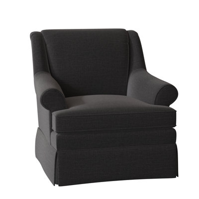 Eliana Cotton Upholstered and Velvet Upholstered Armchair