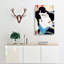 Portrait Of Danjuro IX by Toyohara Kunichika - Wrapped Canvas-55330364