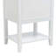 Meuble-lavabo de 20 po avec lavabo, armoire avec porte à fermeture douce, support de rangement et tablette ouverte-1229118257