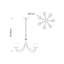 Sigourney 7 - Light Shaded Chandelier