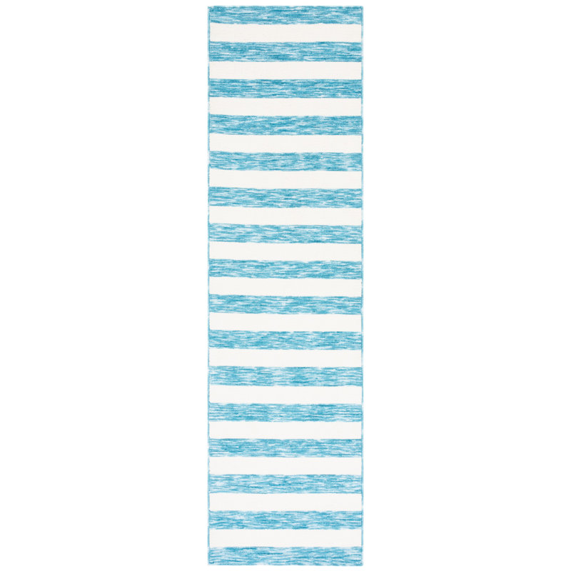 Claymore Easy Care Performance Machine Washable Striped Rug, Runner 2'3" x 6'