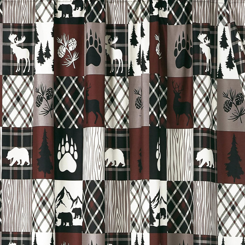 Microfiber Semi Sheer Curtain Pair