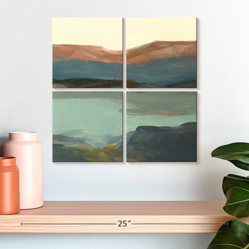 Rolling Bluffs, 18" H x 18" W