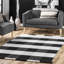 Tapis noir tissé à plat à la main Donnelsville-873183300