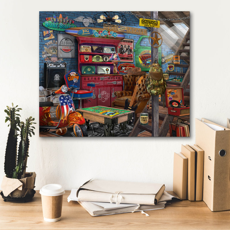 «Cool Stuff» par Bigelow, illustrations sur toile, H 20 po x l 24 po x P 0,75 po