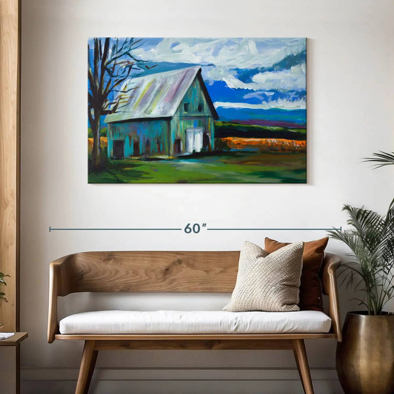 Lilie Old Barn, 30" H x 45" W