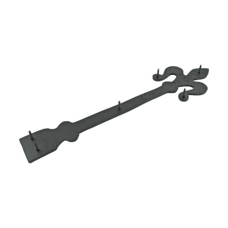 Charnière de porte simple à fixation en surface h 4,25 po x l 0,15 po