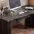 Black Rectangular Solid Wood Desks-108183831