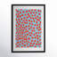 Navi Orient rouge sur bleu gris par Michela Sorrentino - Peinture-982704864-982704865