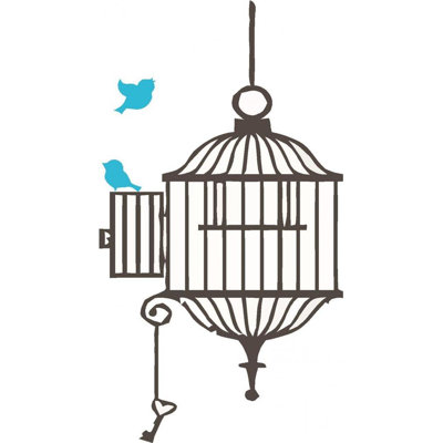 Décalcomanie murale exempte de cage