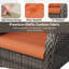 Ensemble de conversation pour 4 personnes avec foyer et coussins-1694783774