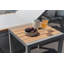 LifestyleGarden Bora 100% Maintenance Free Aluminum Outdoor Patio Black Side Table-291050869