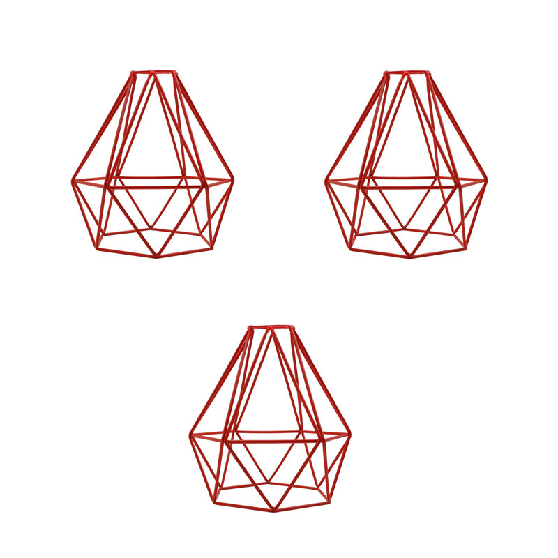 Andromedae - Light LED Geometric Pendant, Red
