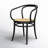 Diane Solid Wood Bistro Arm Chair-1755442541