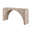 60" Arc Burl Console Table