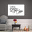 «Powerful Backhoe Illustration», impression murale industrielle-1145907548